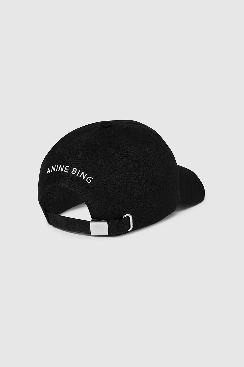 Jeremy Baseball Cap AB in Black Denim