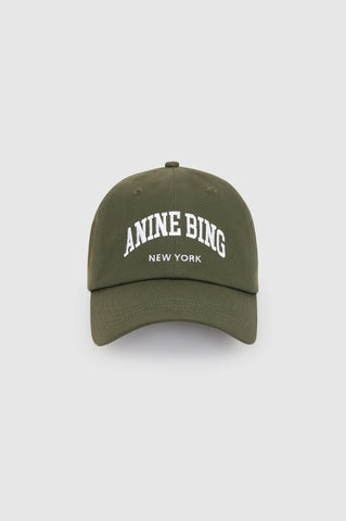 Jeremy Baseball Cap Anine Bing NY in Army Green