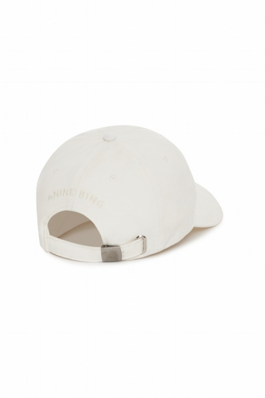 Jeremy Baseball Cap in Ivory