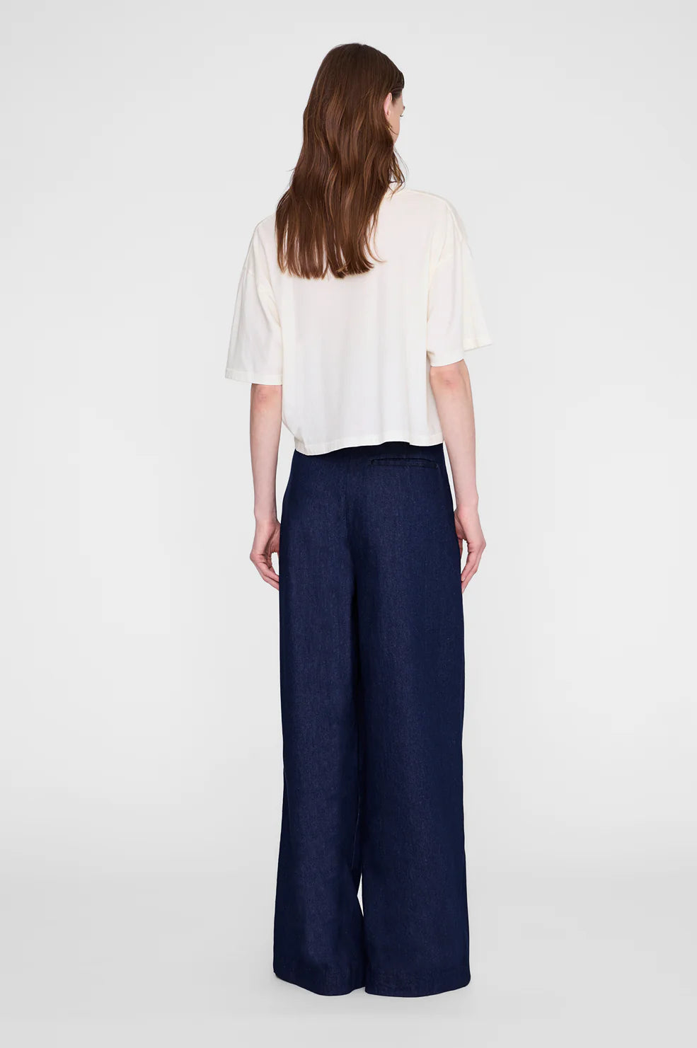 Johnny Cropped Tee in Cream