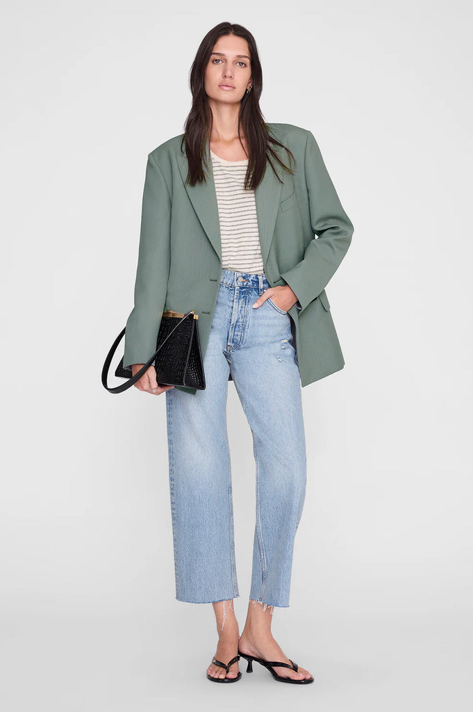 Juliann Tank in Black Stripe