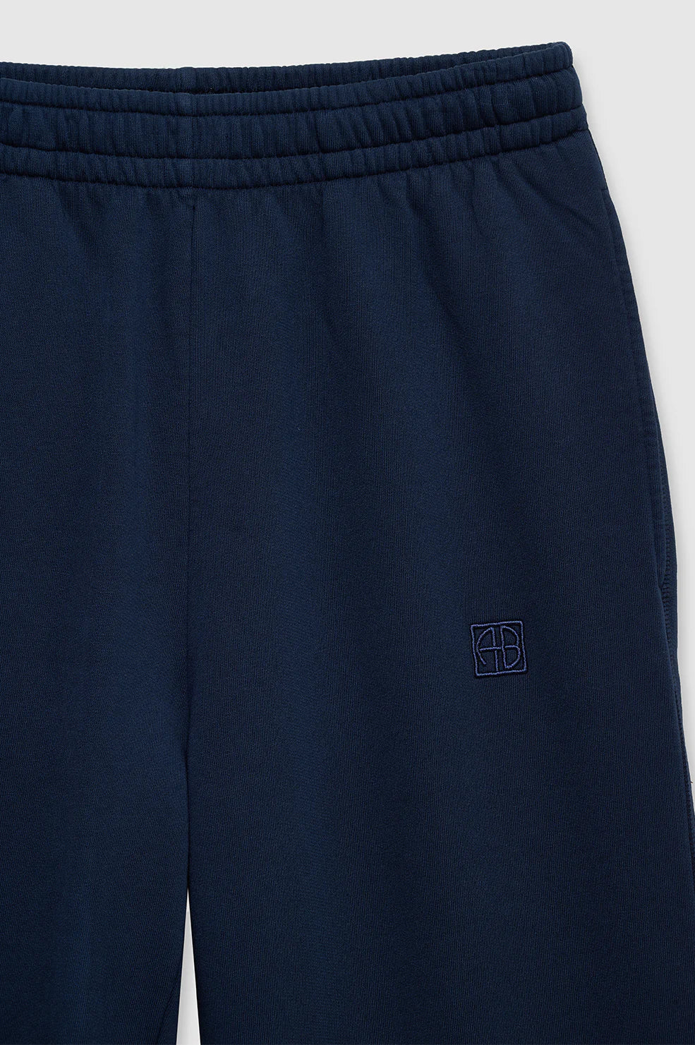 Karter Jogger Framed Monogram in Washed Navy