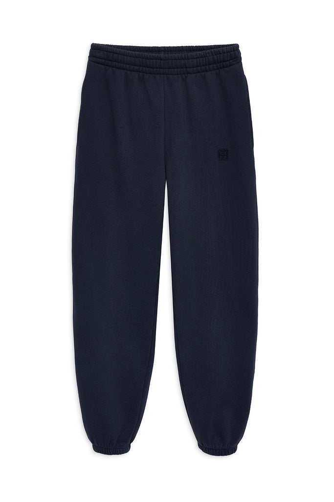 Karter Jogger Framed Monogram in Washed Navy