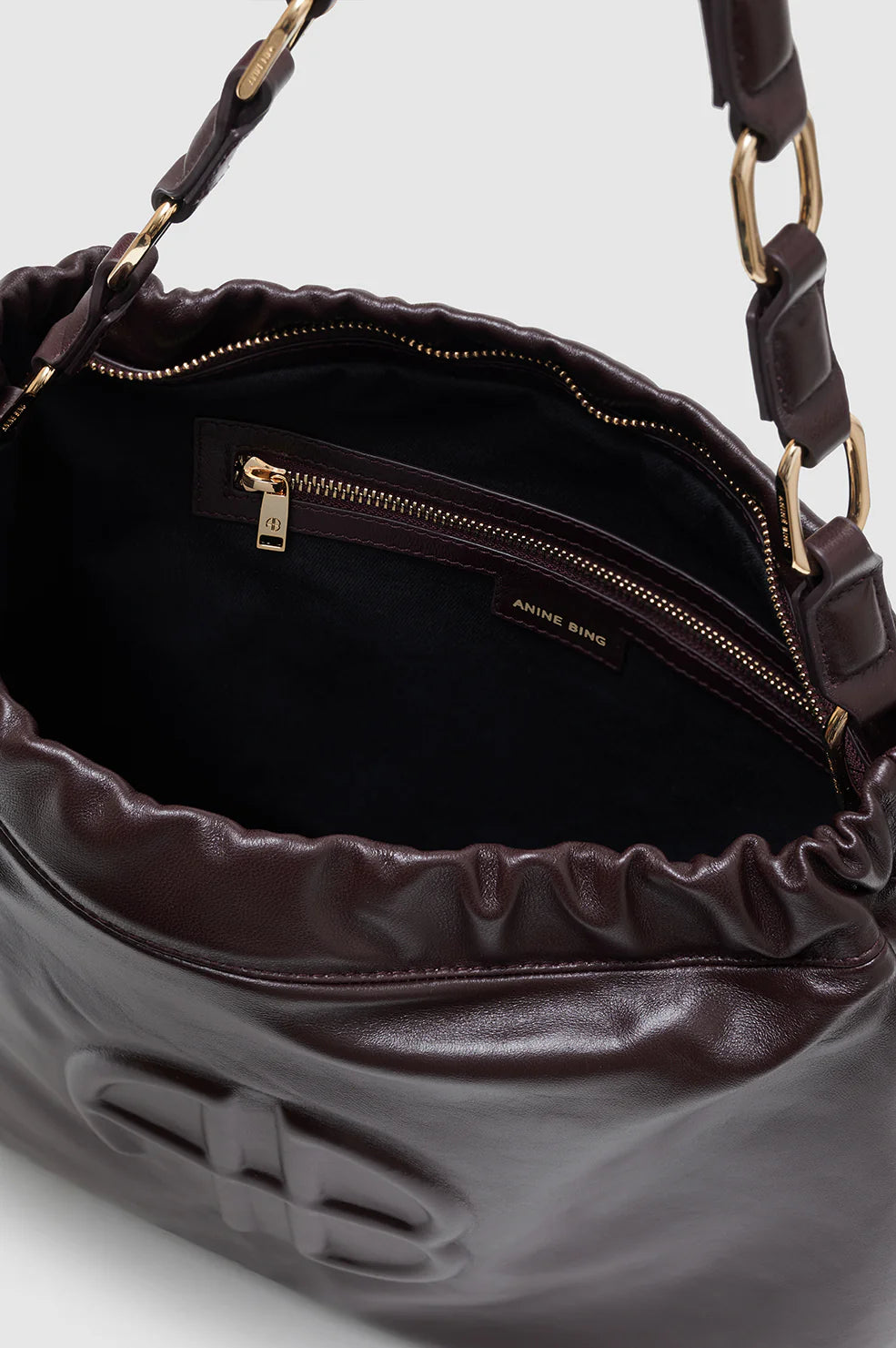 Kate Shoulder Bag in Bordeaux