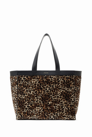 Large Rio Tote in Leopard Calf Hair