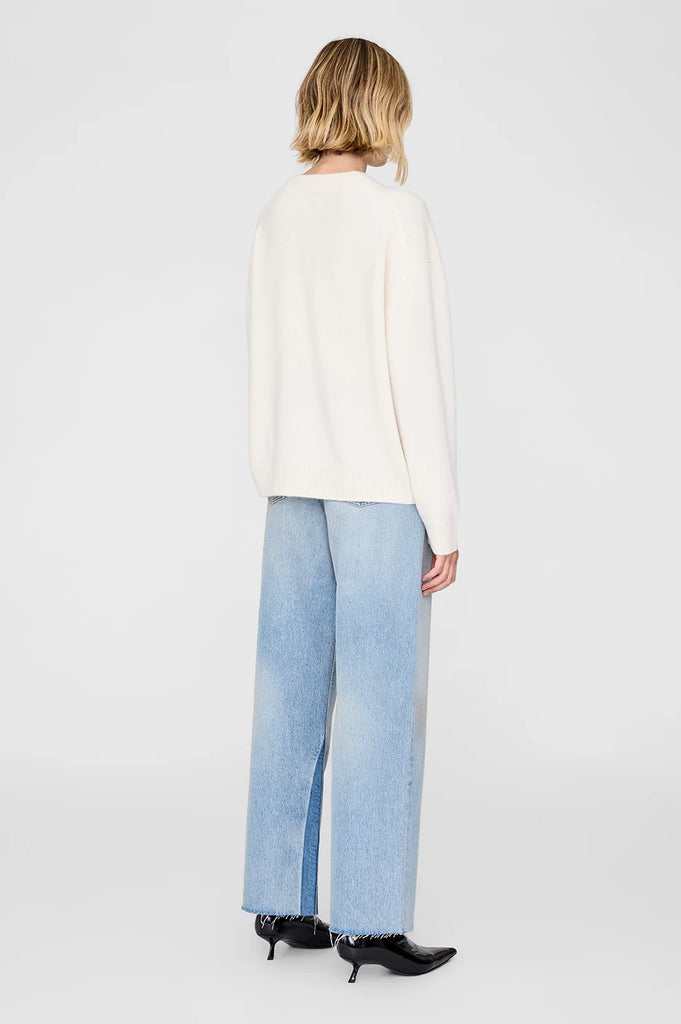 Lee Crew Sweater in Cream