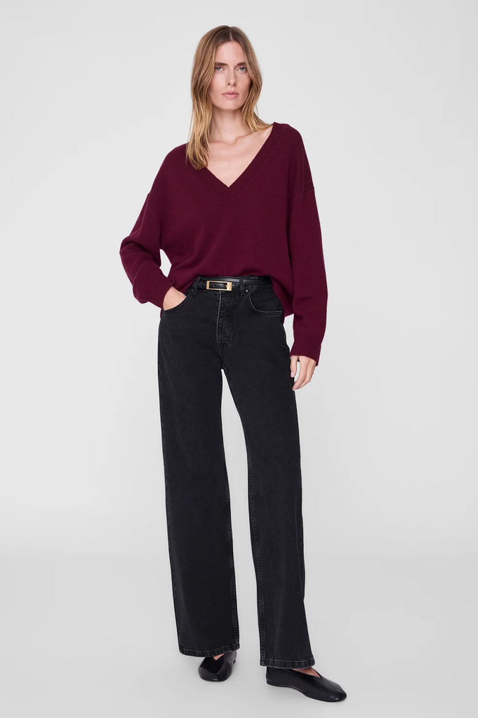 Lee Sweater in Burgundy