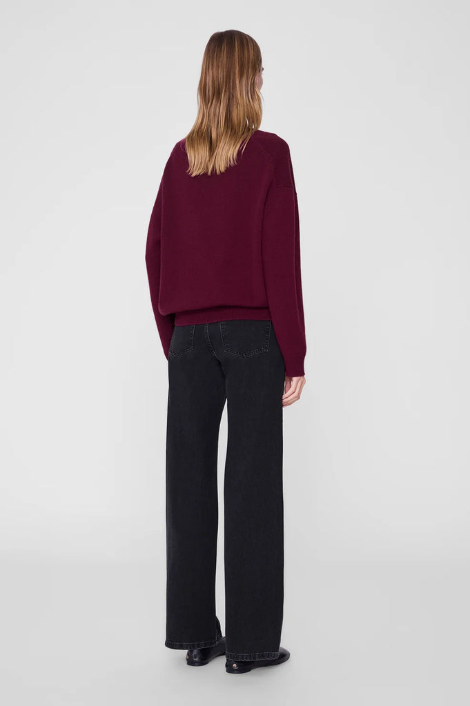Lee Sweater in Burgundy