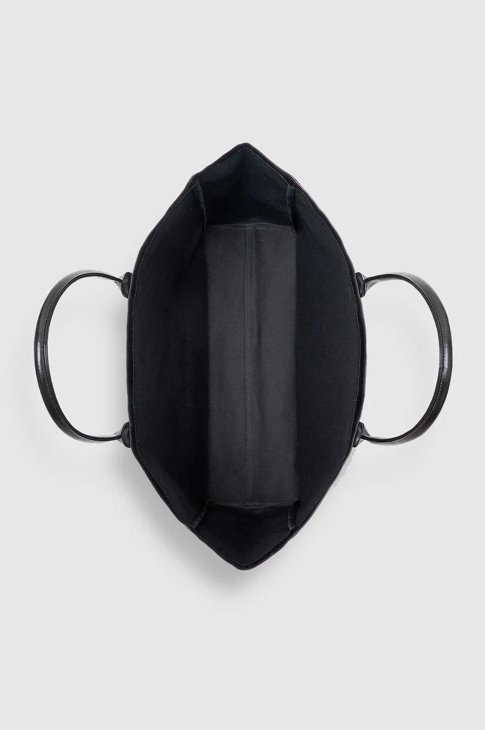 Leo Coated Canvas Tote in Black