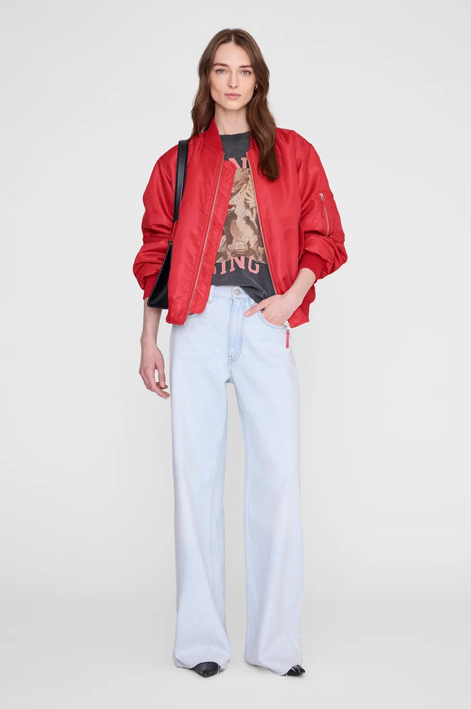 Leon Bomber in Tango Red
