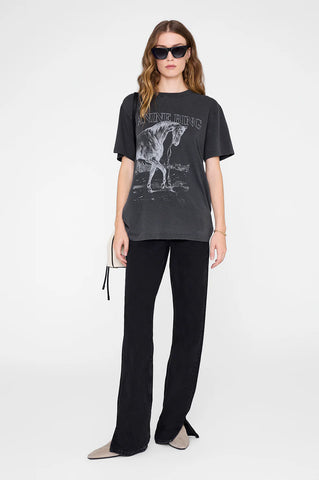 Lili Tee Horse in Washed Black
