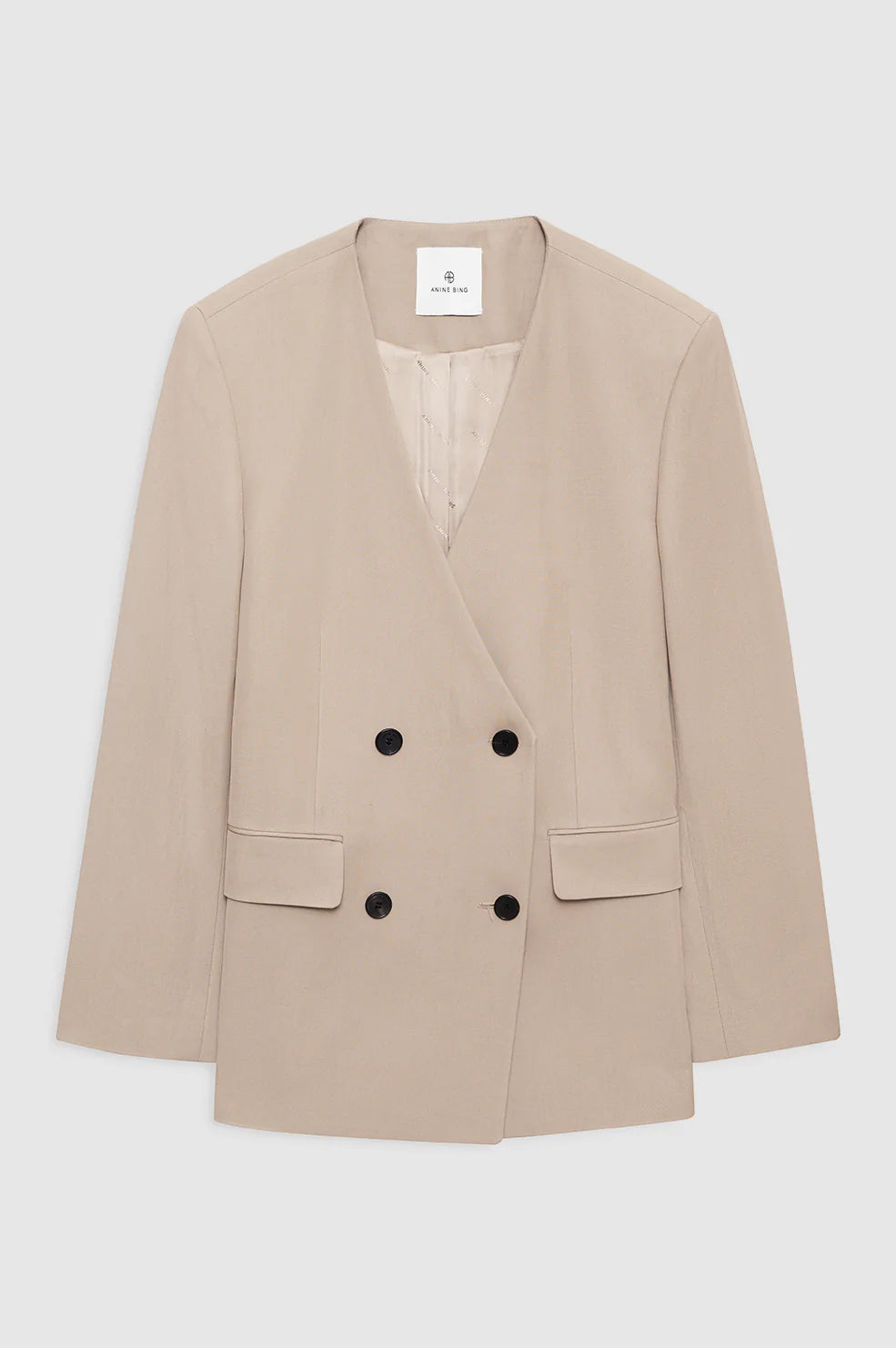 Maron Blazer in Fawn