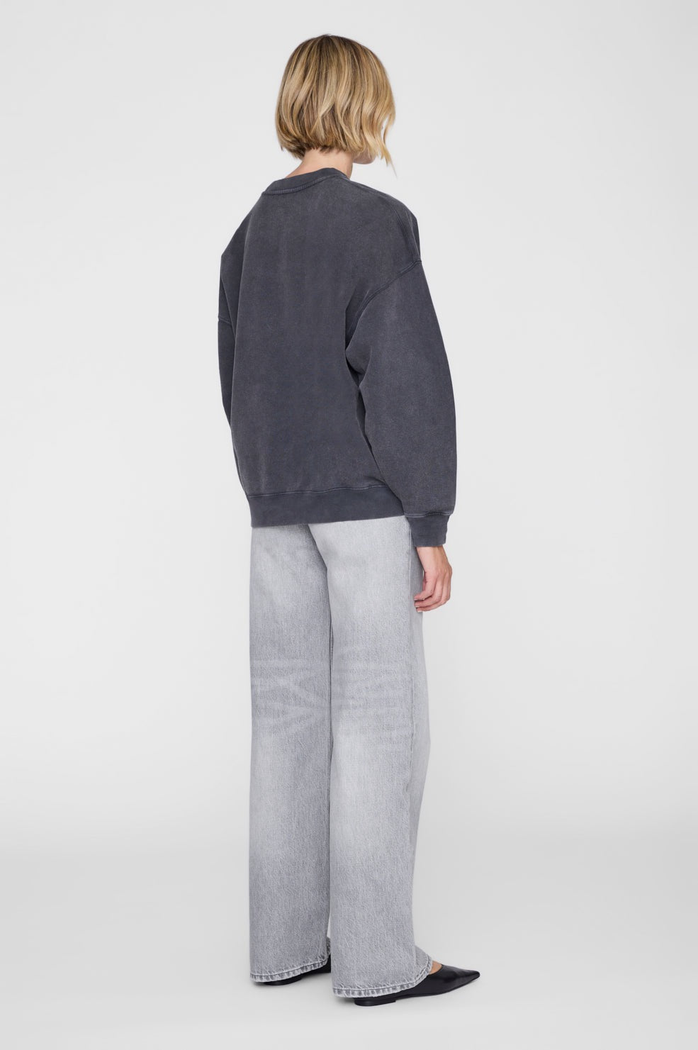 Miles Sweatshirt Tiger in Vintage Black