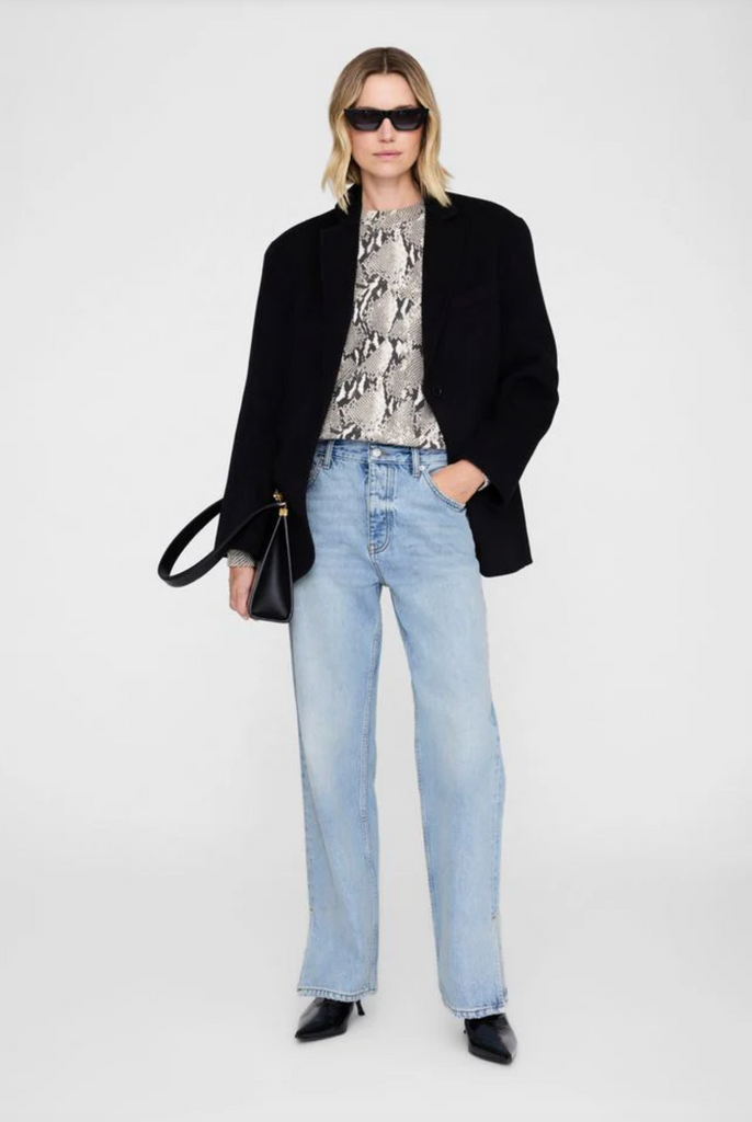 Miles Sweatshirt in Washed Python