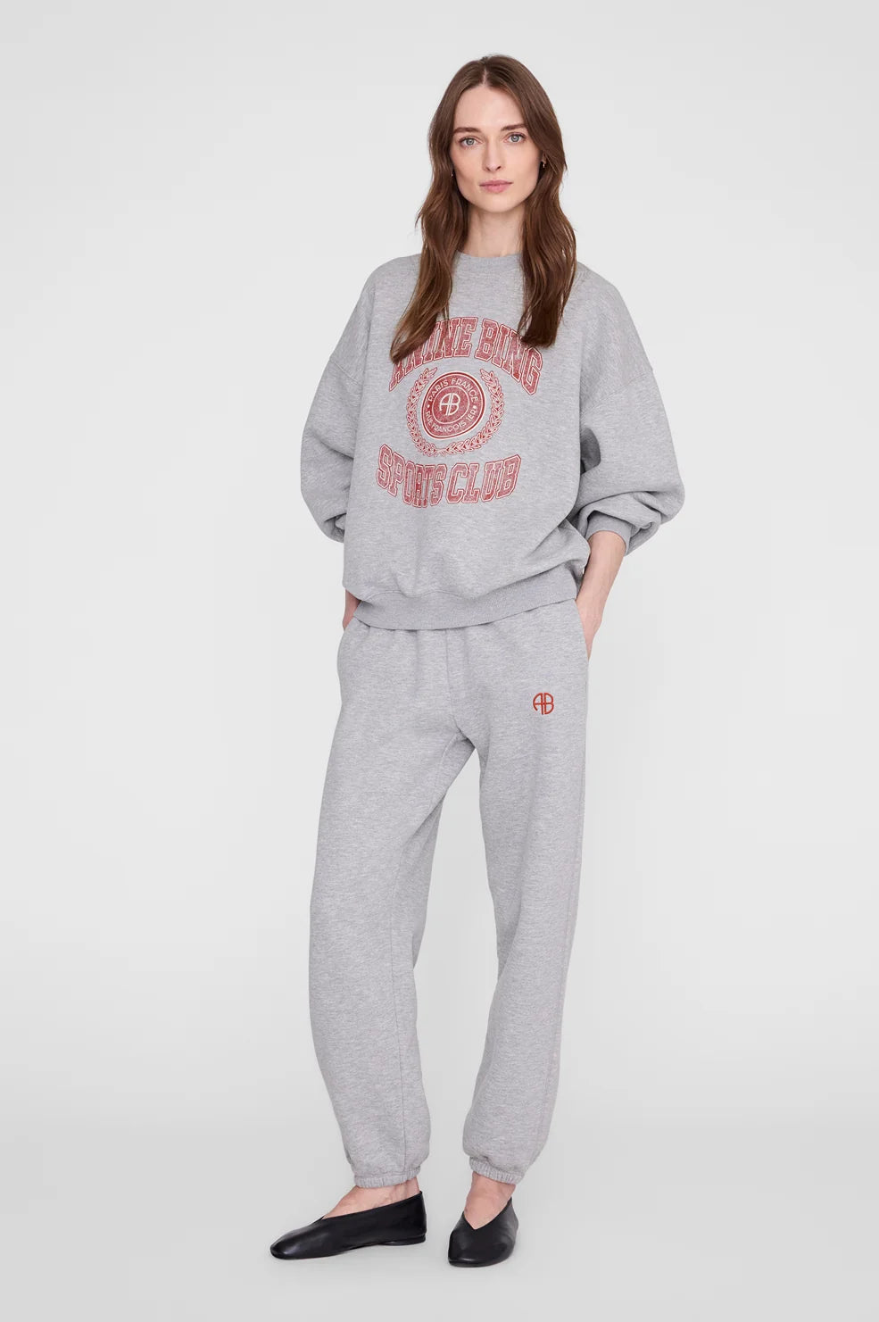 Miles Sweatshirt Collegiate in Grey
