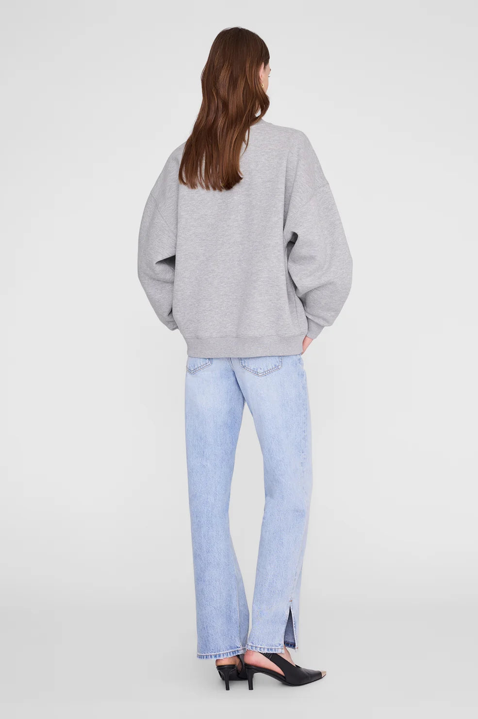 Miles Sweatshirt Collegiate in Grey