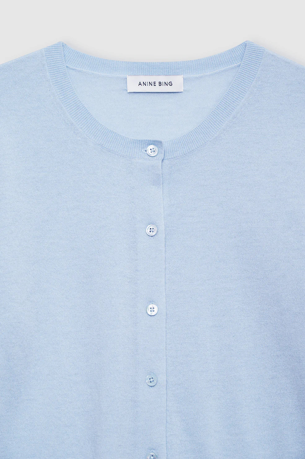 Moni Crop Cardigan in Pale Blue