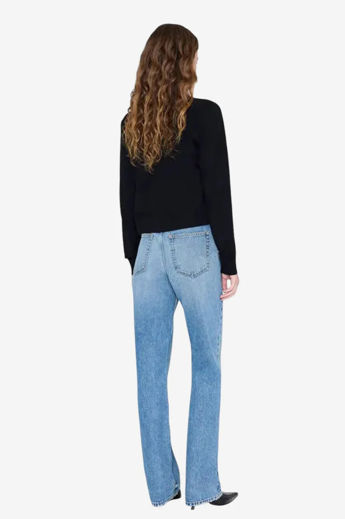 Moni Crop Cardigan in Black