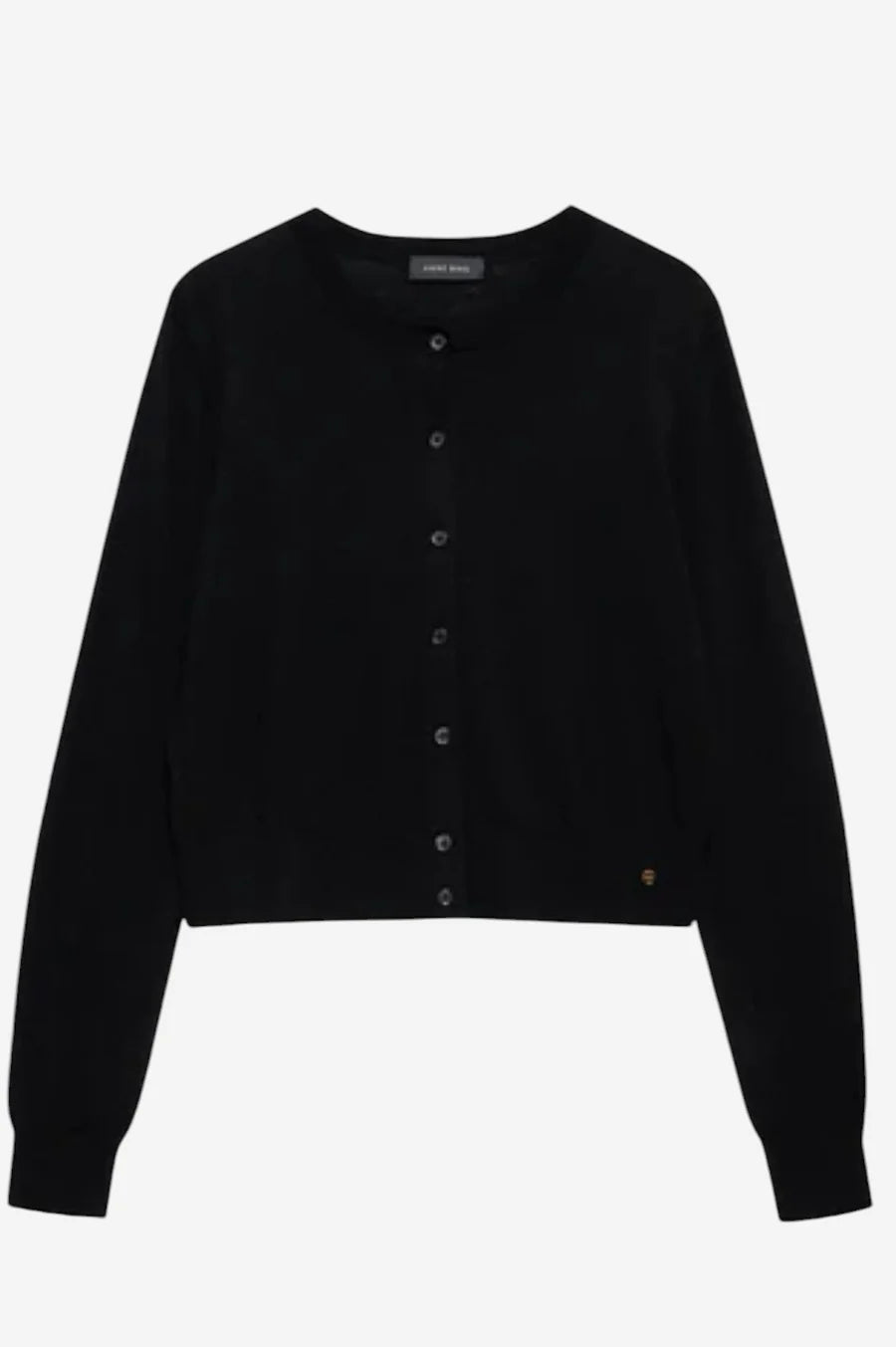 Moni Crop Cardigan in Black