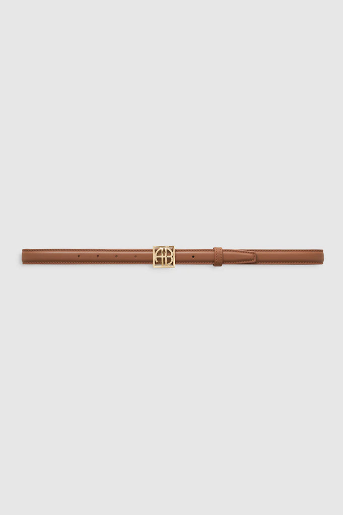 Monogram Belt in Cognac
