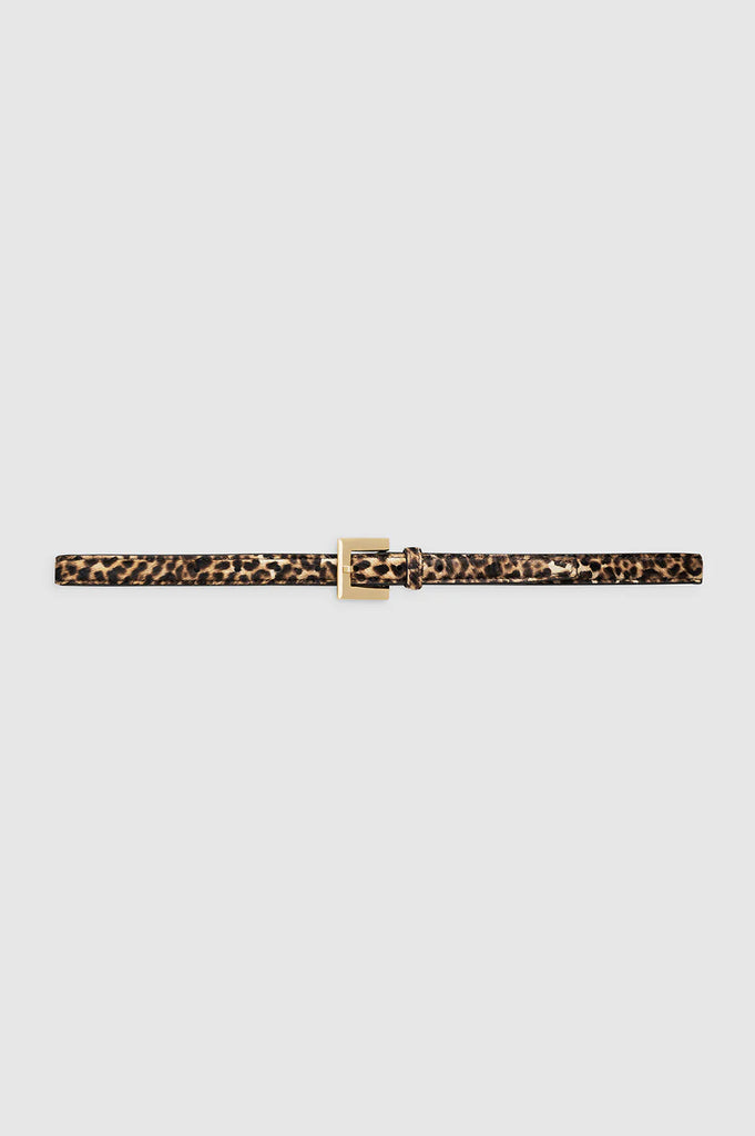 Nicola Belt in Leopard Calf Hair