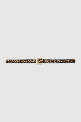 Nicola Belt in Leopard Calf Hair
