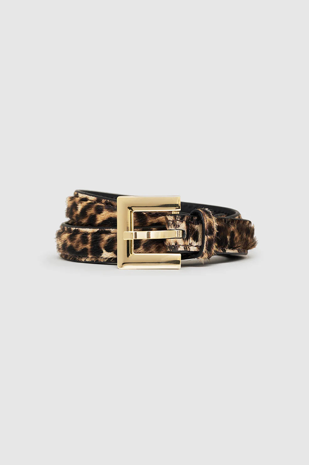 Nicola Belt in Leopard Calf Hair