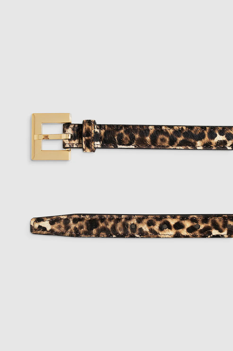 Nicola Belt in Leopard Calf Hair