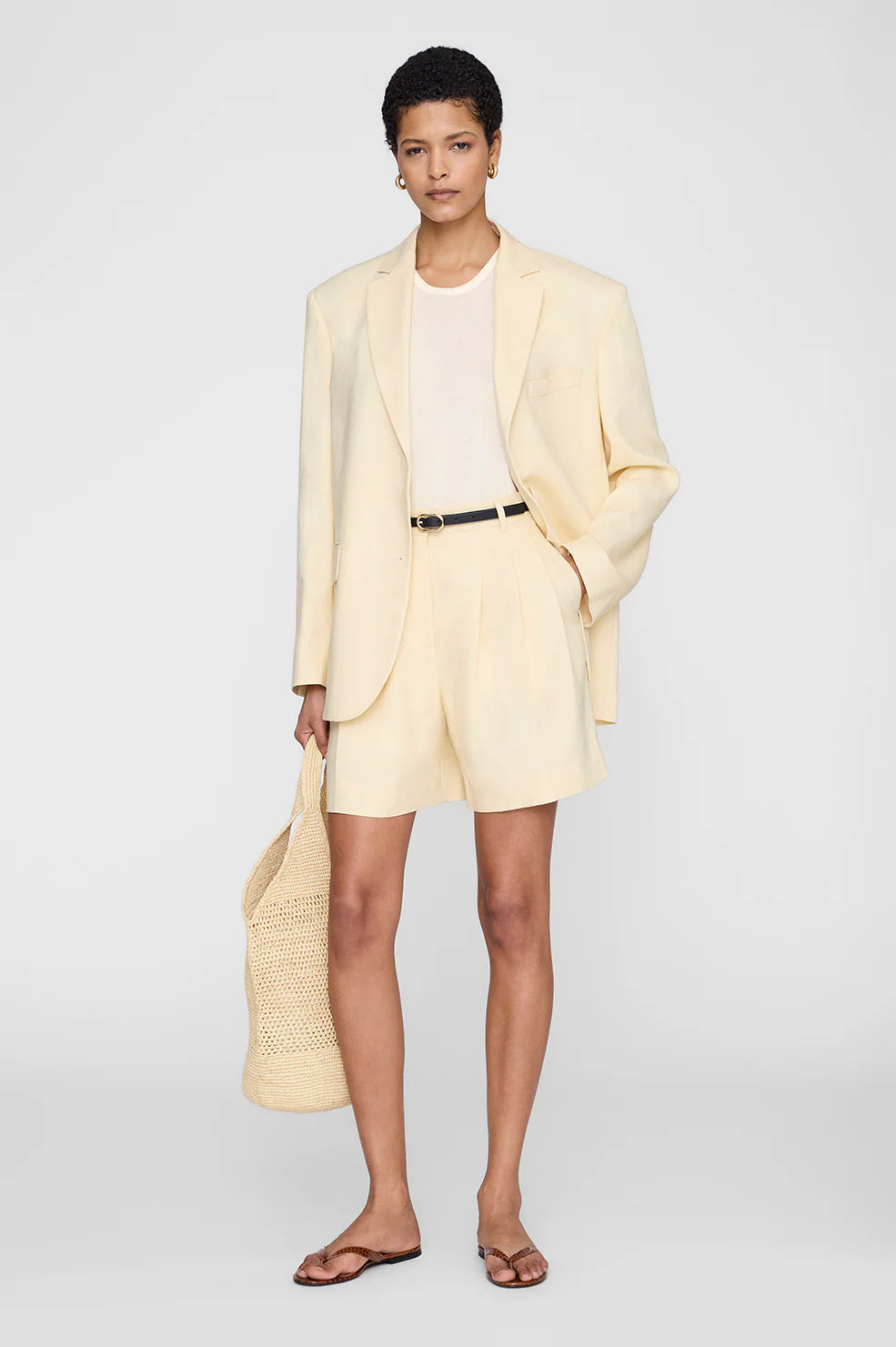 Quinn Blazer in Butter Yellow