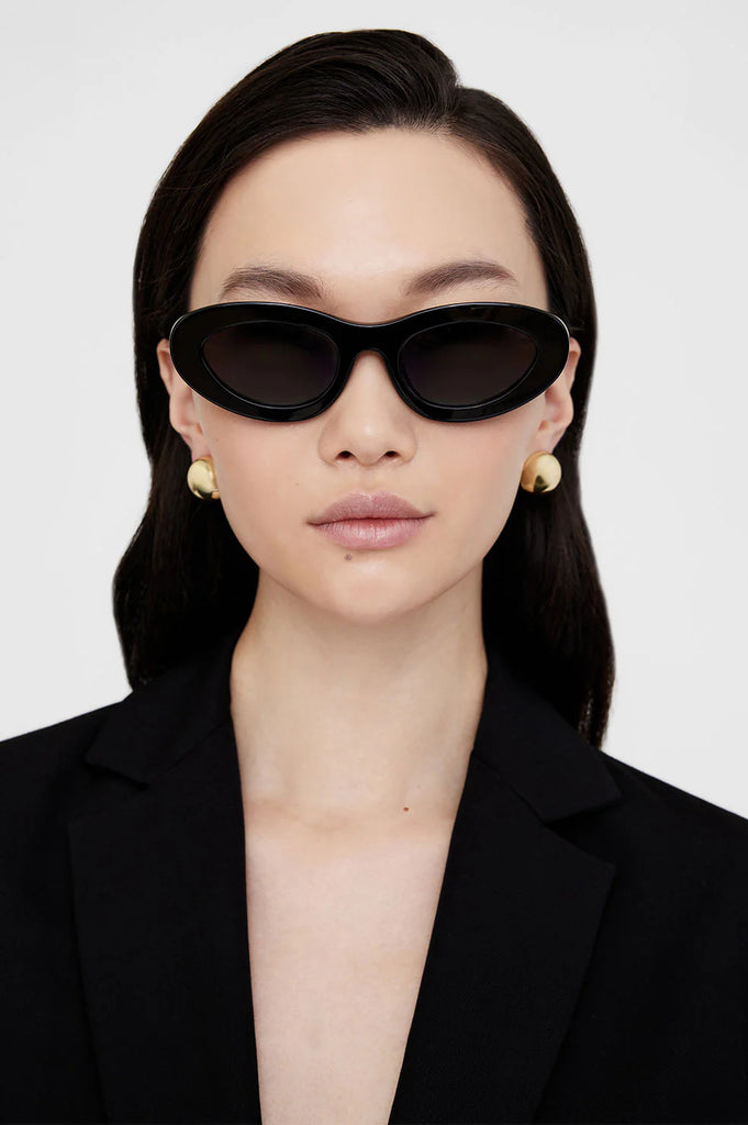 Anine Bing Roma Sunglasses in Black