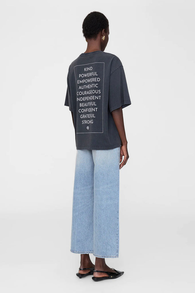 Rudy Tee Empowerment in Washed Black