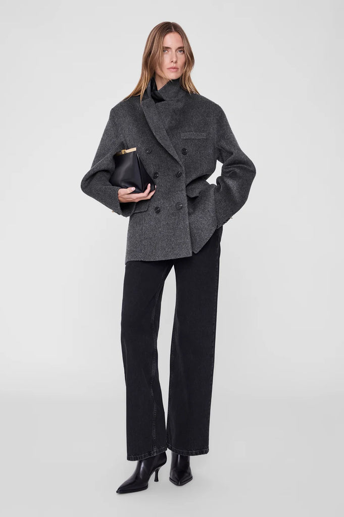 Sali Coat in Dark Grey