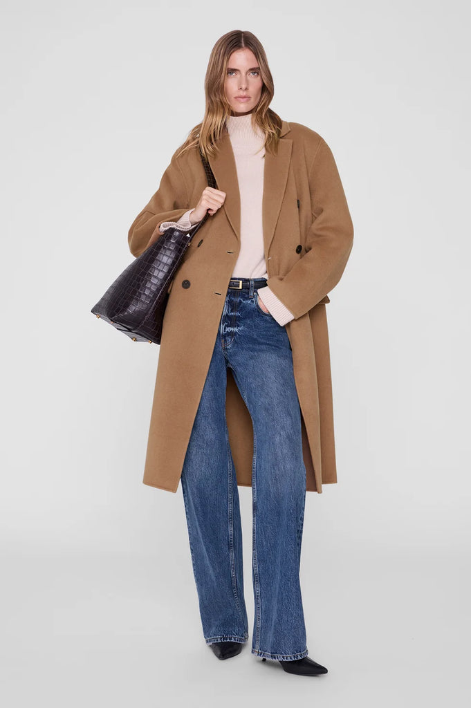 Sana Coat in Camel Cashmere Blend