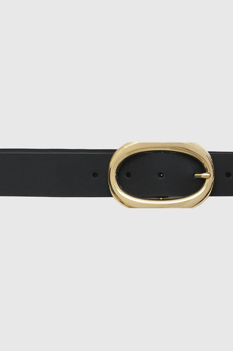Signature Link Belt in Black