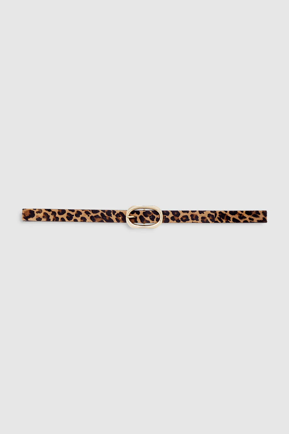 Small Signature Link Belt in Leopard