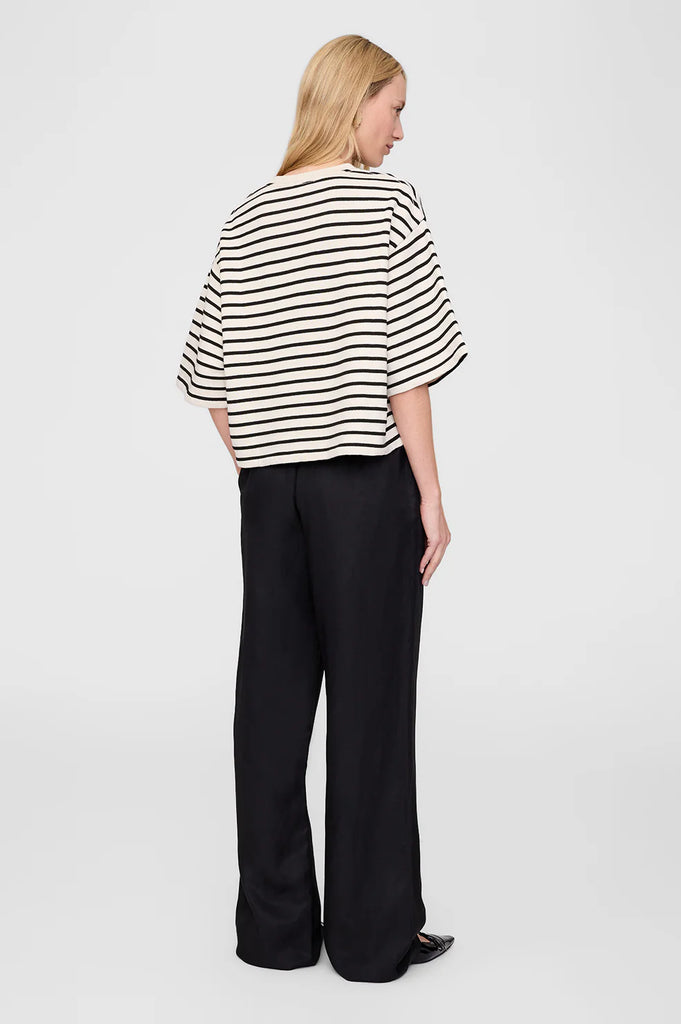 Soto Pant in Black Linen Blend