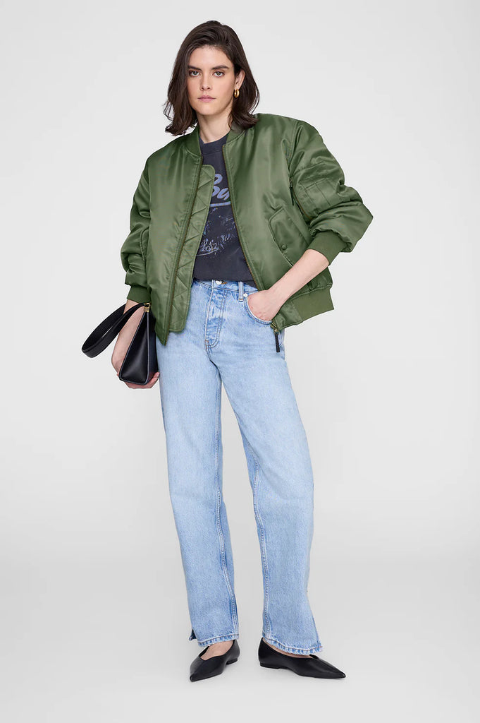 Spencer Sweatshirt Eagle in Washed Black