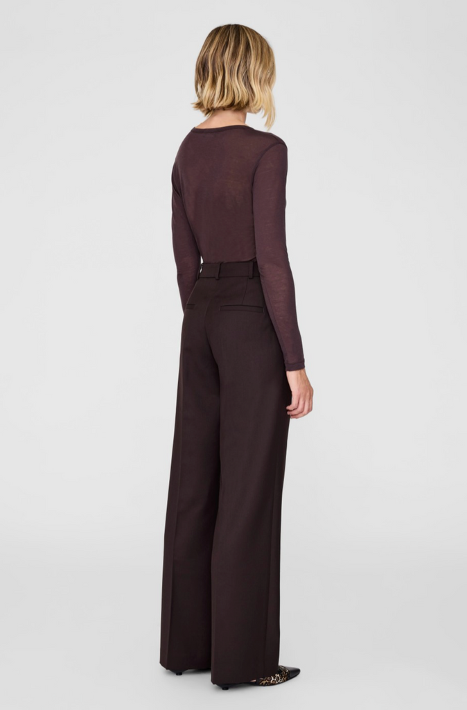 Trent Trouser in Deep Brown