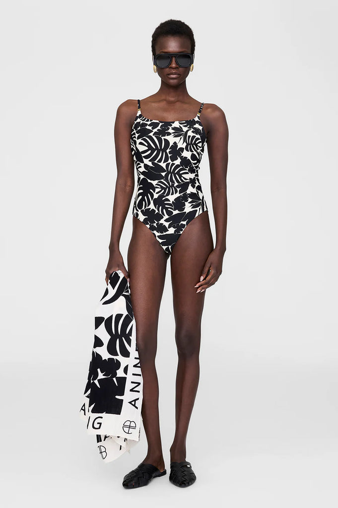 Vesta One Piece in Black Bird of Paradise