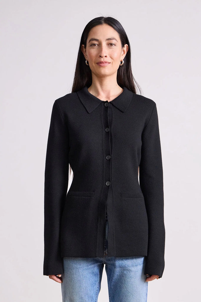 Betti Knit Cardi in Black