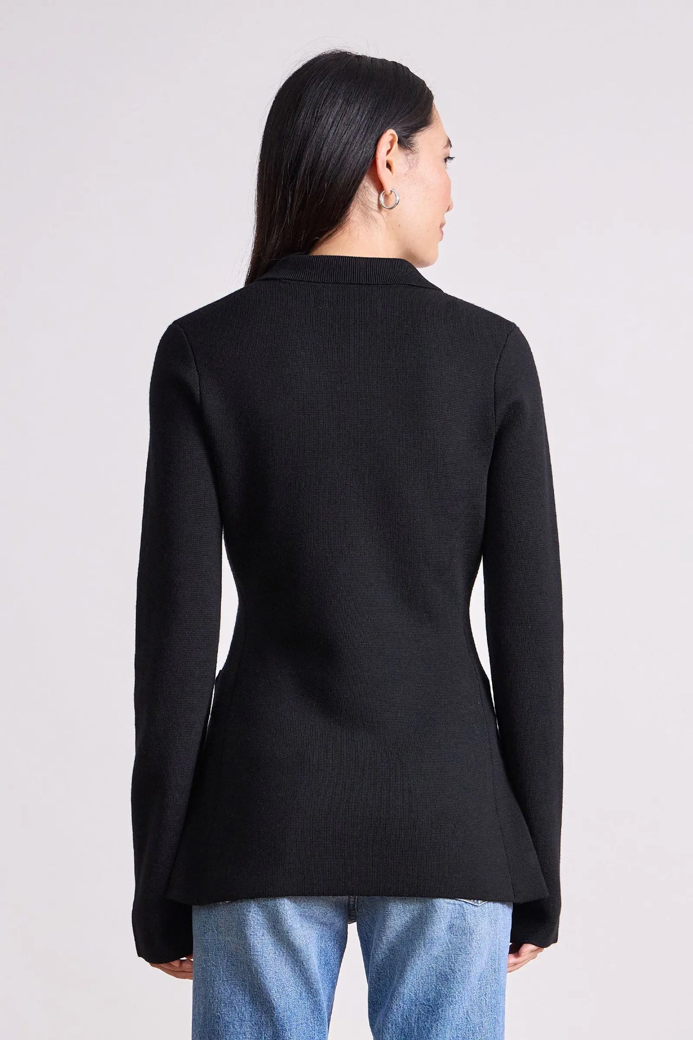 Betti Knit Cardi in Black