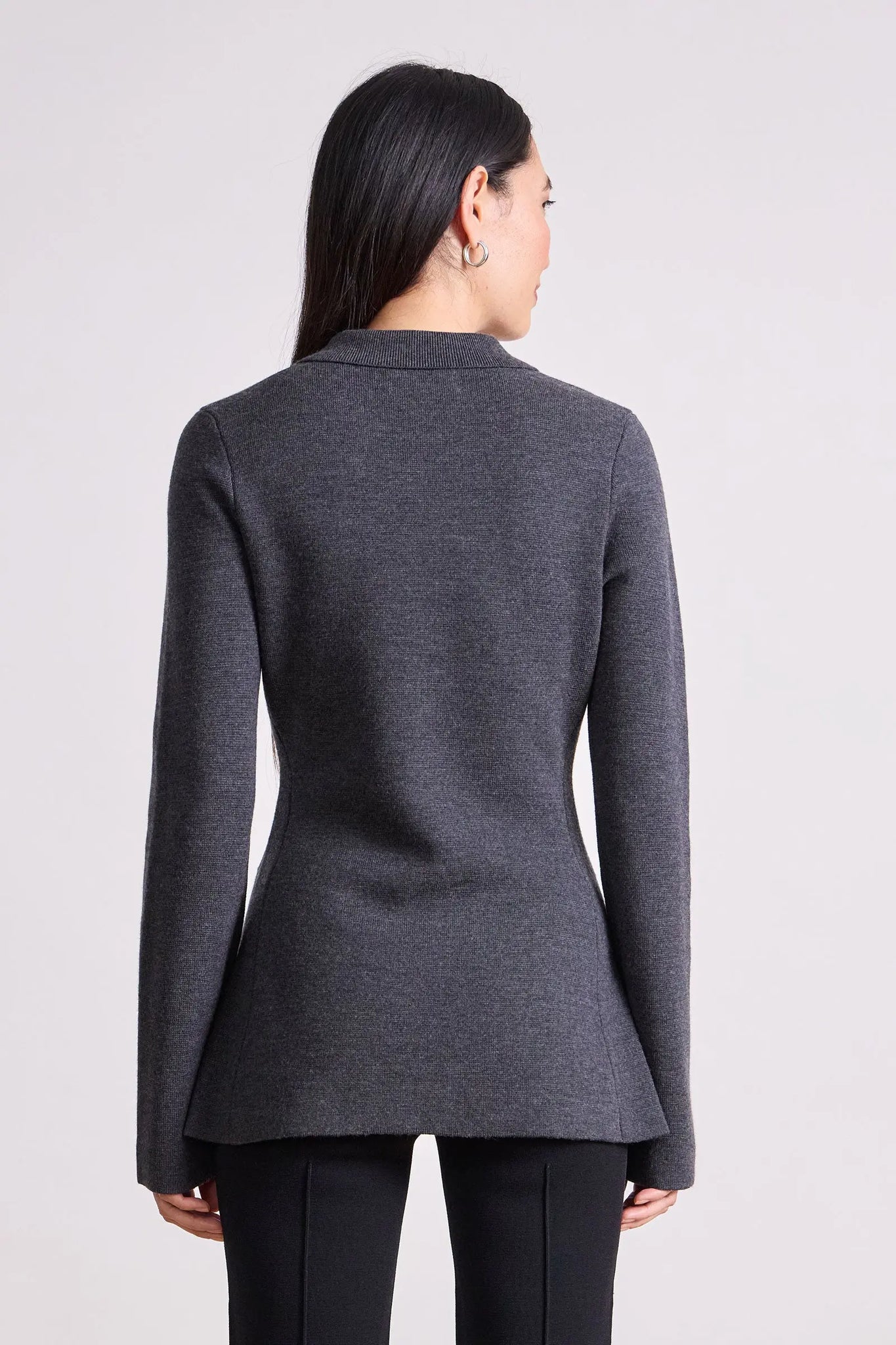 Betti Knit Cardi in Grey