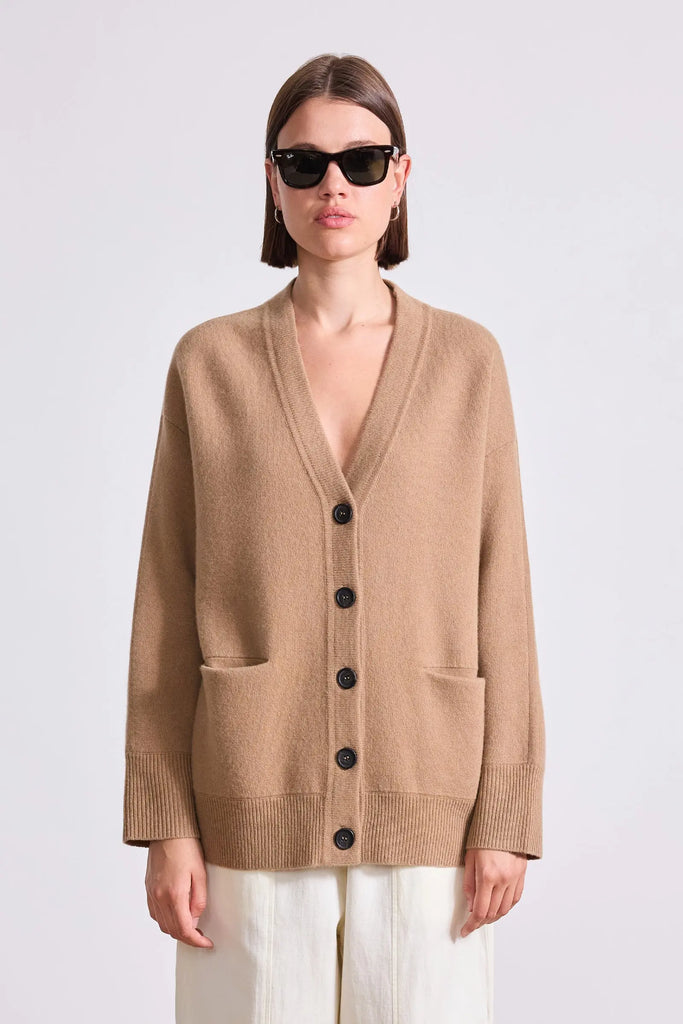 Medina Cardigan in Camel
