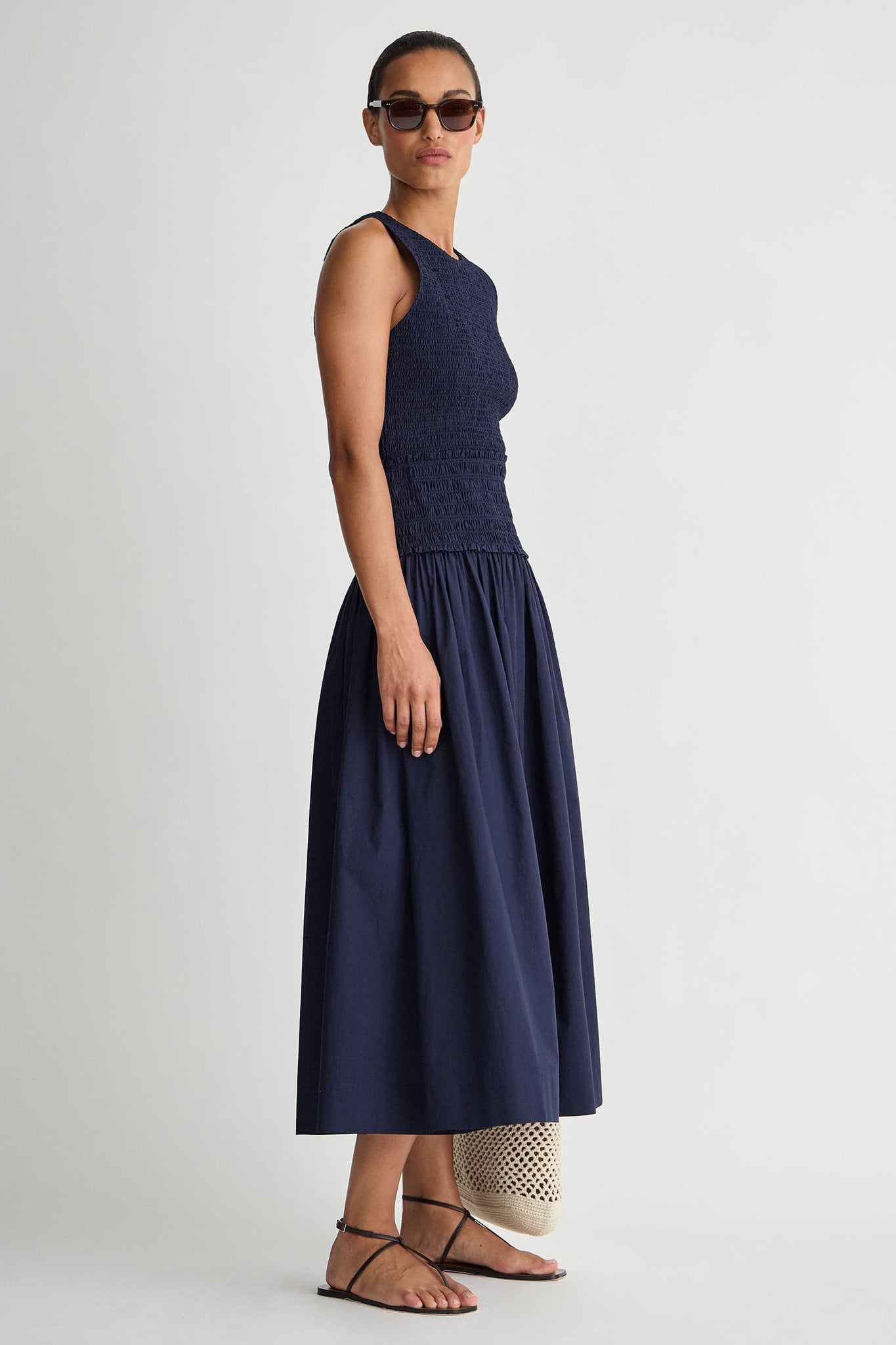 Siempre Tank Maxi in Midnight