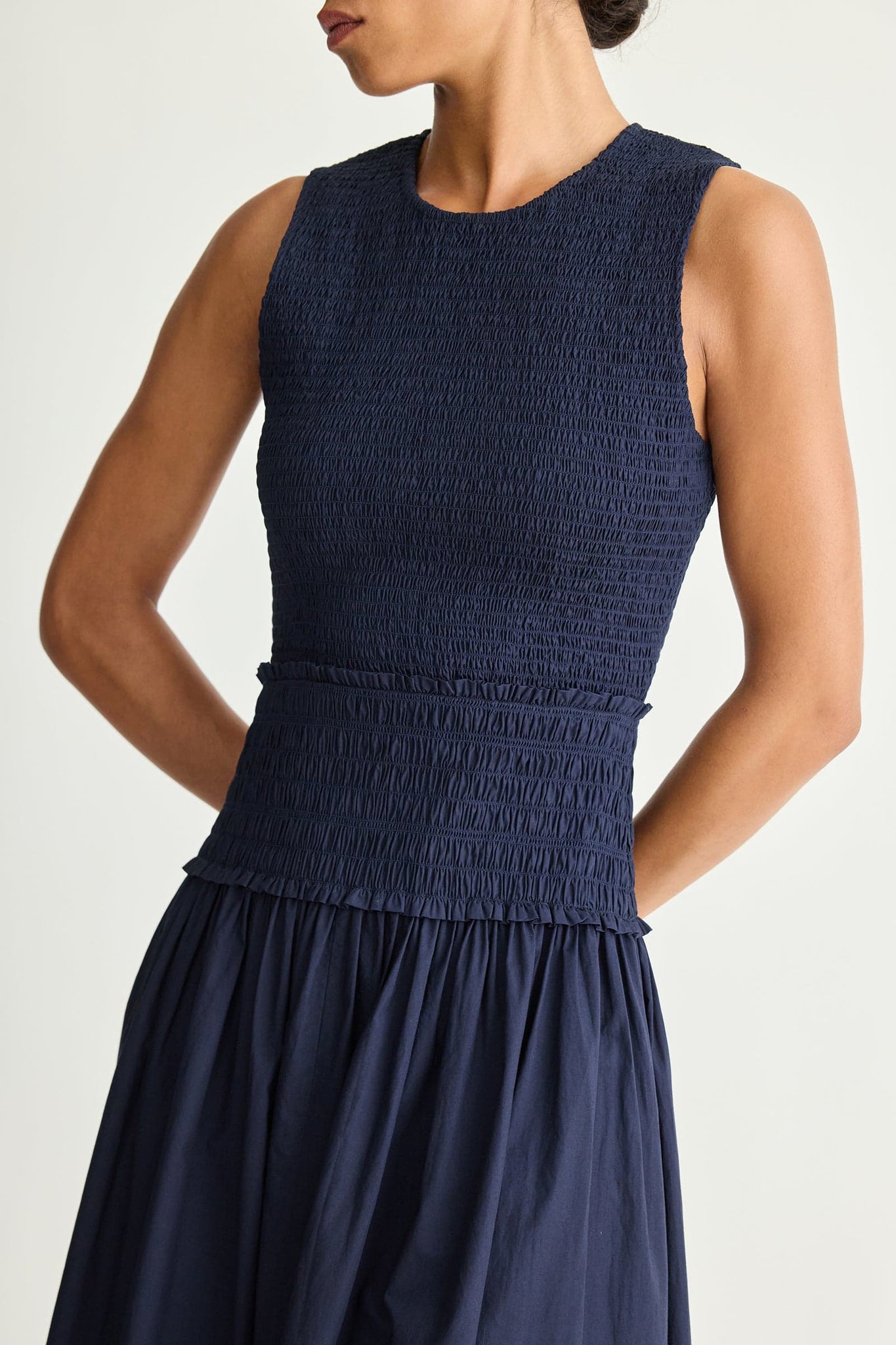 Siempre Tank Maxi in Midnight