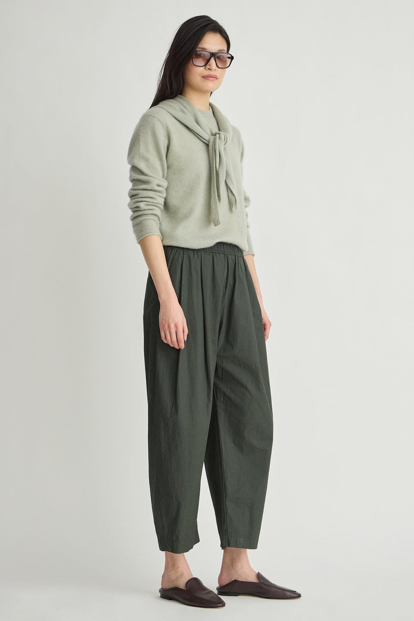 Spa Pleat Pant in Rosin
