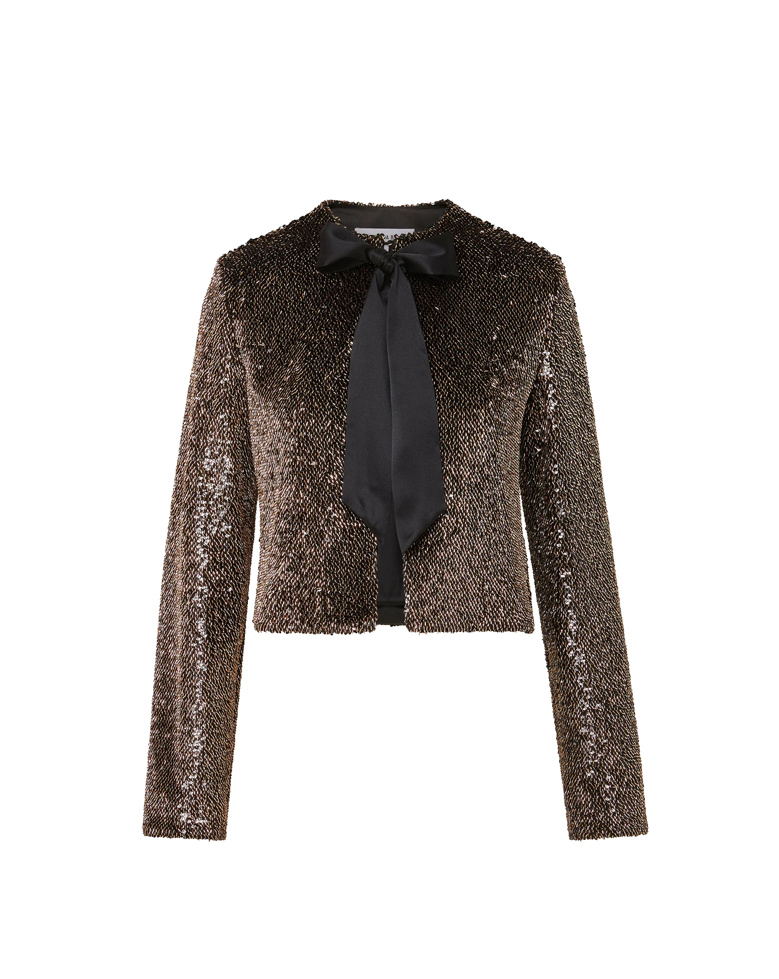 Bancroff Sequin Jacket in Copper/Black