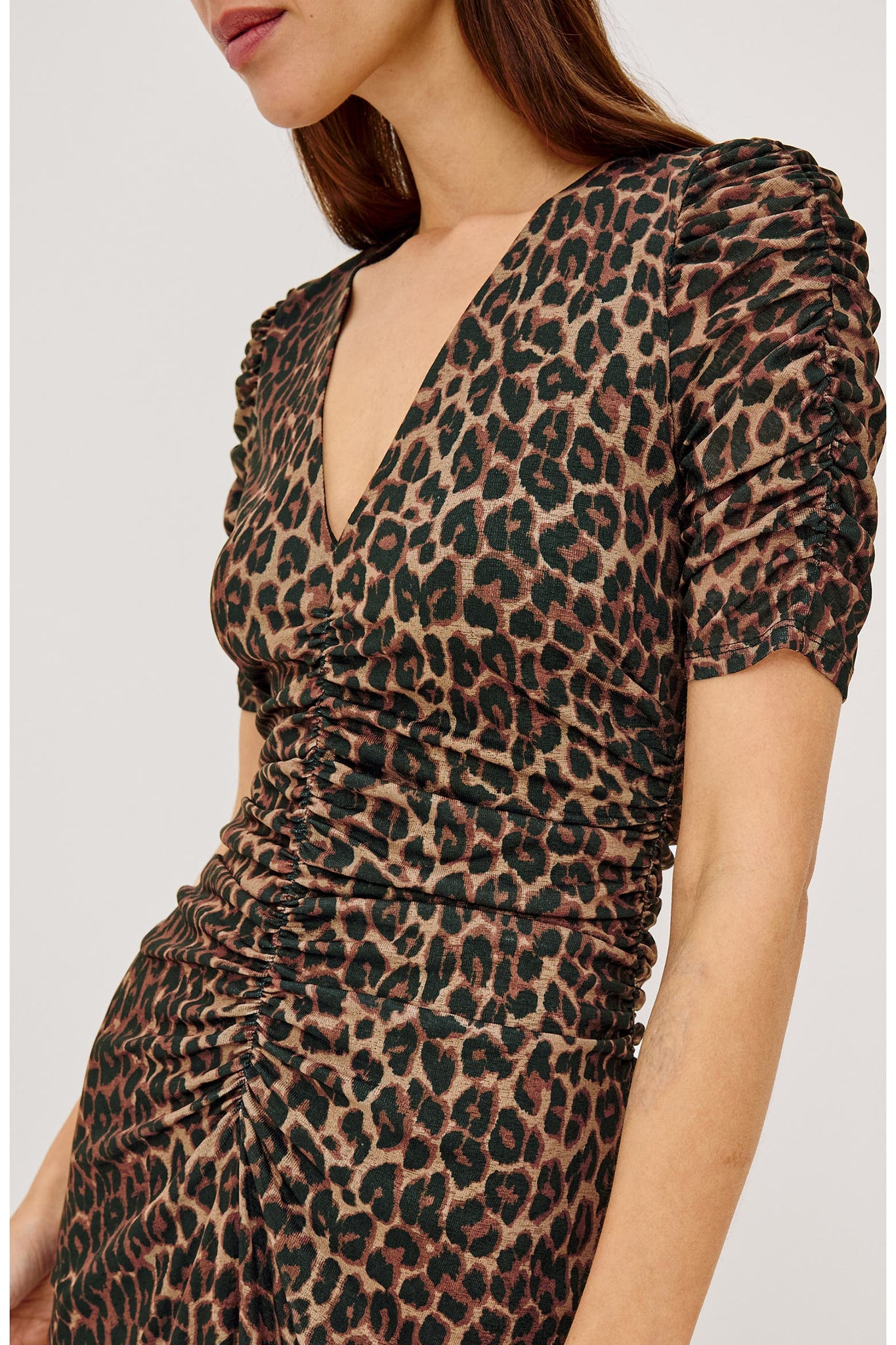 Beacon Dress in Brown Nala