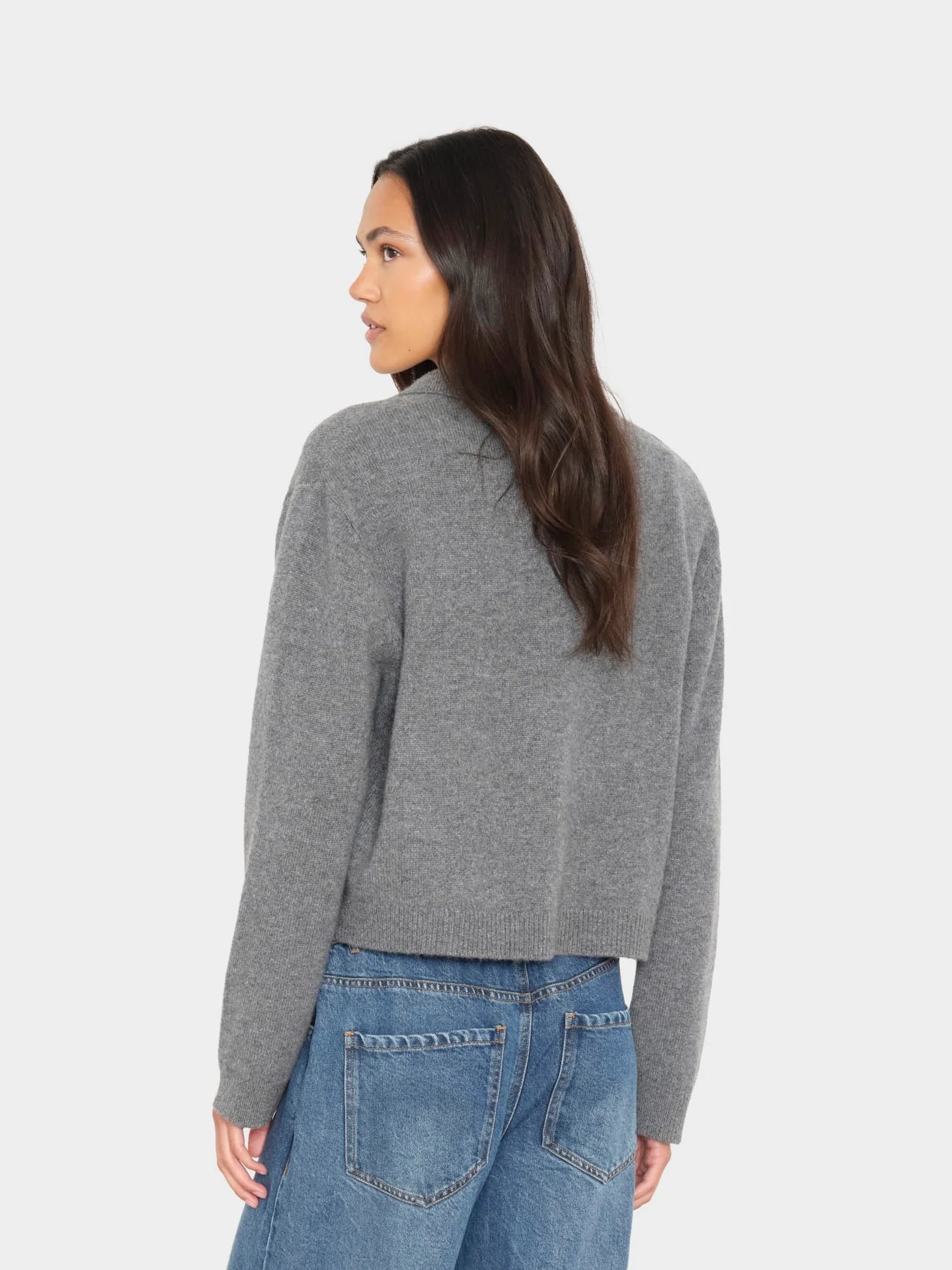 Bevyn Cardigan in Pewter Gray