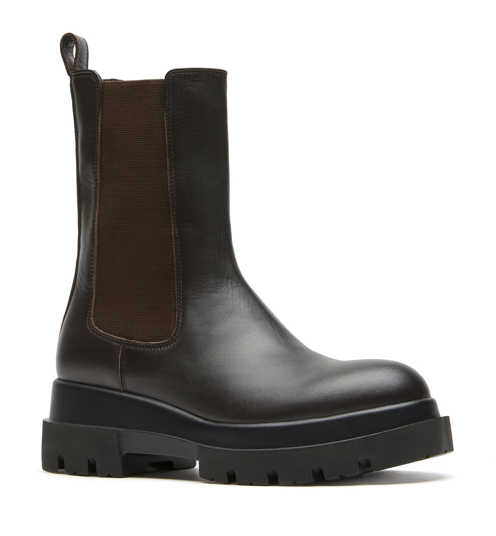 Blaise Leather Boot in Brown